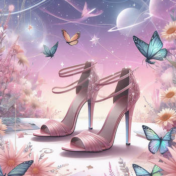 High heels digital illustration fantasy