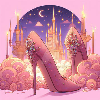 High heels digital illustration fantasy