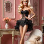 Barbie in lingerie model 3D