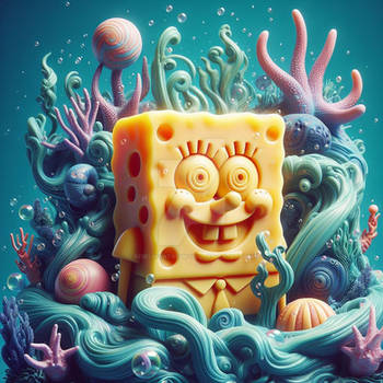 Soap spongebob digital illustration