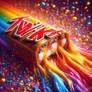 Rainbow twix digital illustration