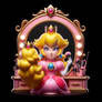 Princess peach does her makeup 3D