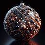 Christmas ornament ball digital illustration