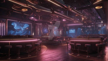 Nightclub interior wallpaper HD