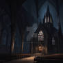 Gothic church wallpaper 3D