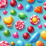 Candy glass wallpaper sweet