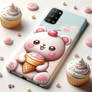 Cute case for phone digital illustration