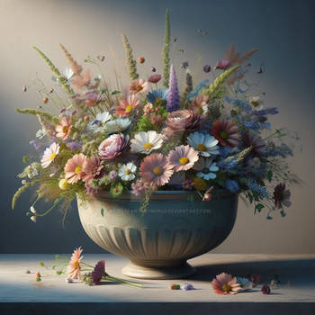 Flowers digital illustration