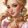 Disney Princess babe portrait girl
