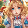 Anime Alice in Wonderland wallpaper