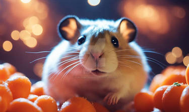 Mouse animal with veg wallpaper