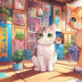 Anime kitten wallpaper cat girl