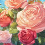 Roses wallpaper soft sweet flowers