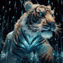 Glass tiger digital illustration