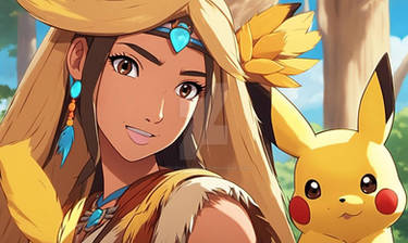 Pikachu wallpaper anime girl cartoon