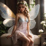 Fairy girl 3d model babe lingerie