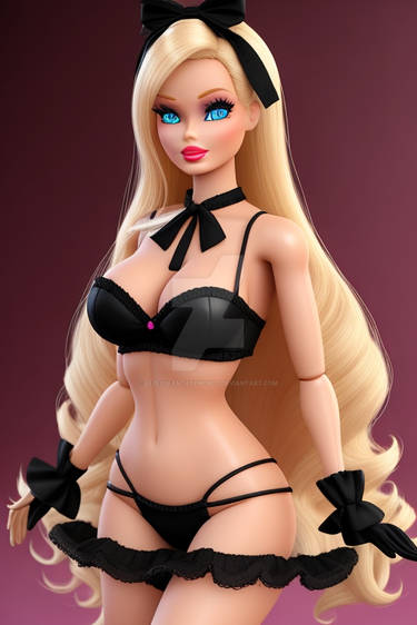 barbie lingerie doll 3D babe model