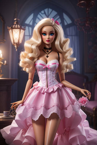 barbie 3D doll lingerie babe