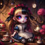 Chibified alice in wonderland babe model 3D