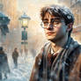 Harry potter in the blizzard