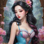 Asian Disney Princess digital babe soft model