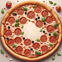 pizza delicious food digital