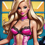 barbie in lingerie digital art 3D HD