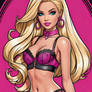 barbie in lingerie digital art 3D HD