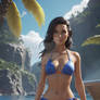 bikini lady model 3D babe HD