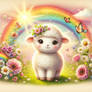 sweet fantasy lamb 3D HD cute digital art