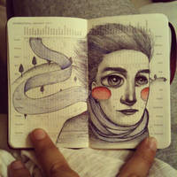 Mini moleskine drawing 1