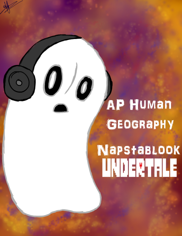 Napstablook Binder Cover