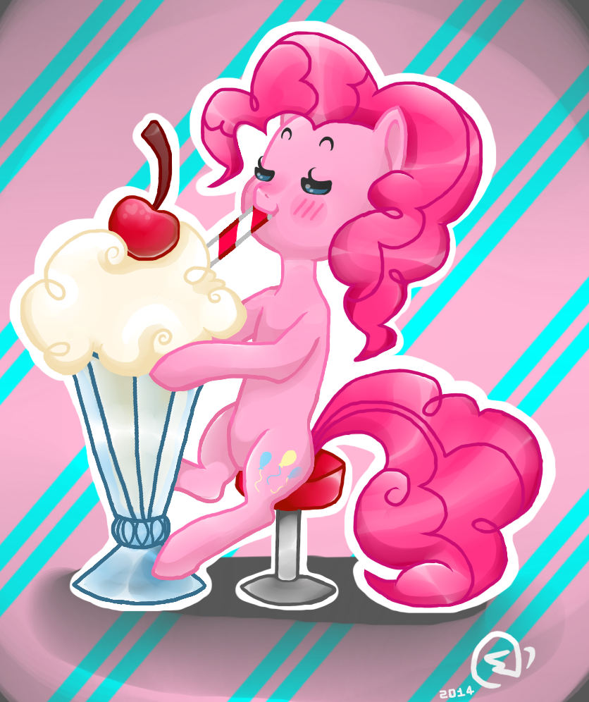 Milky Pinkie delicious # Pinkie Pie