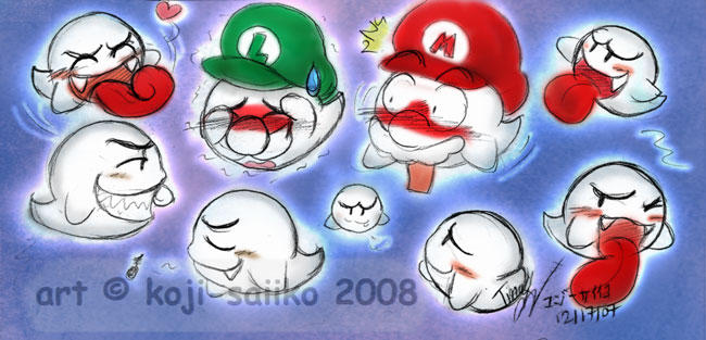 Mario: Boo Attraction by saiiko on DeviantArt