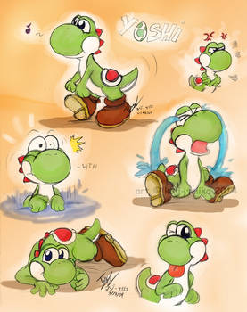 Mario: Doodlz - Yoshi