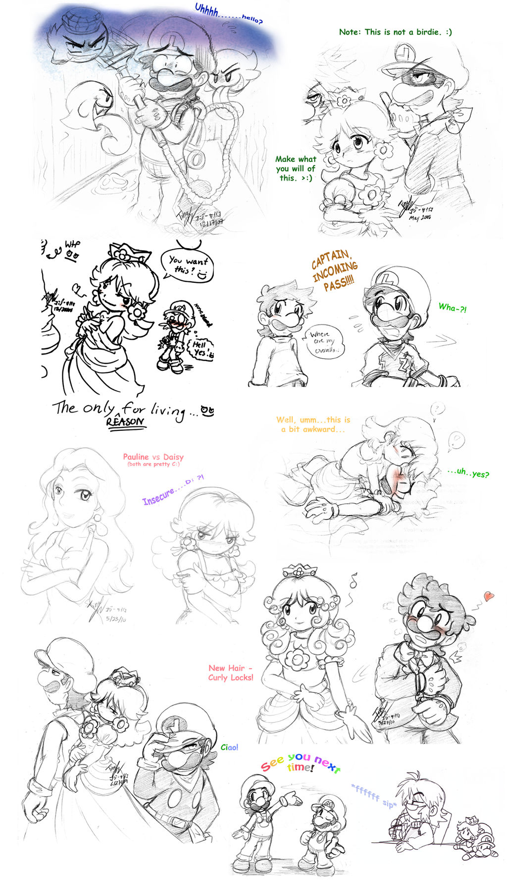 Mario: Collage Art Dump 2 by saiiko