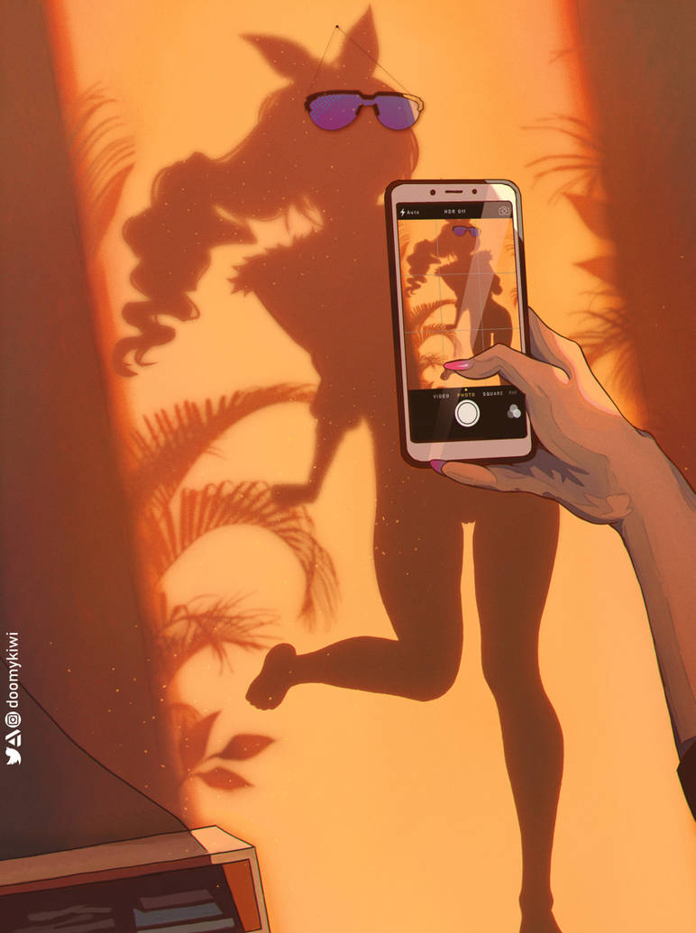 Silver Wolf Evening by viimacryart on DeviantArt