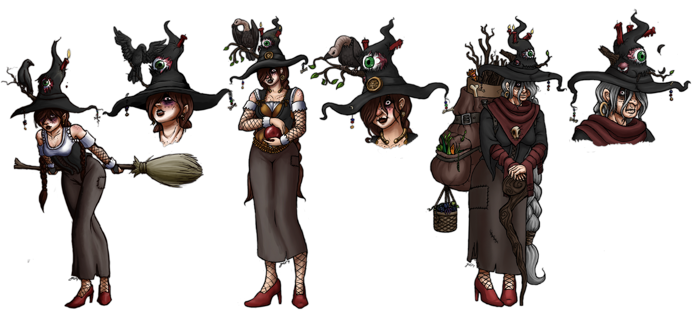 RPG Characters 4 - The Coven