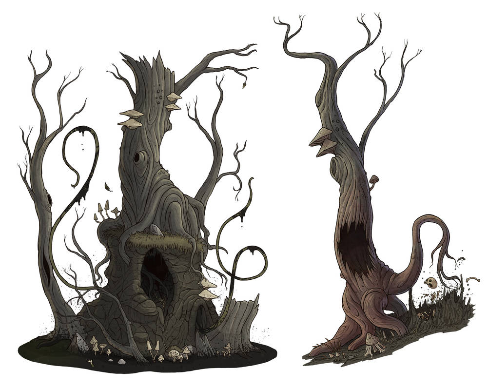 Evil Trees by Brett-Neufeld on DeviantArt