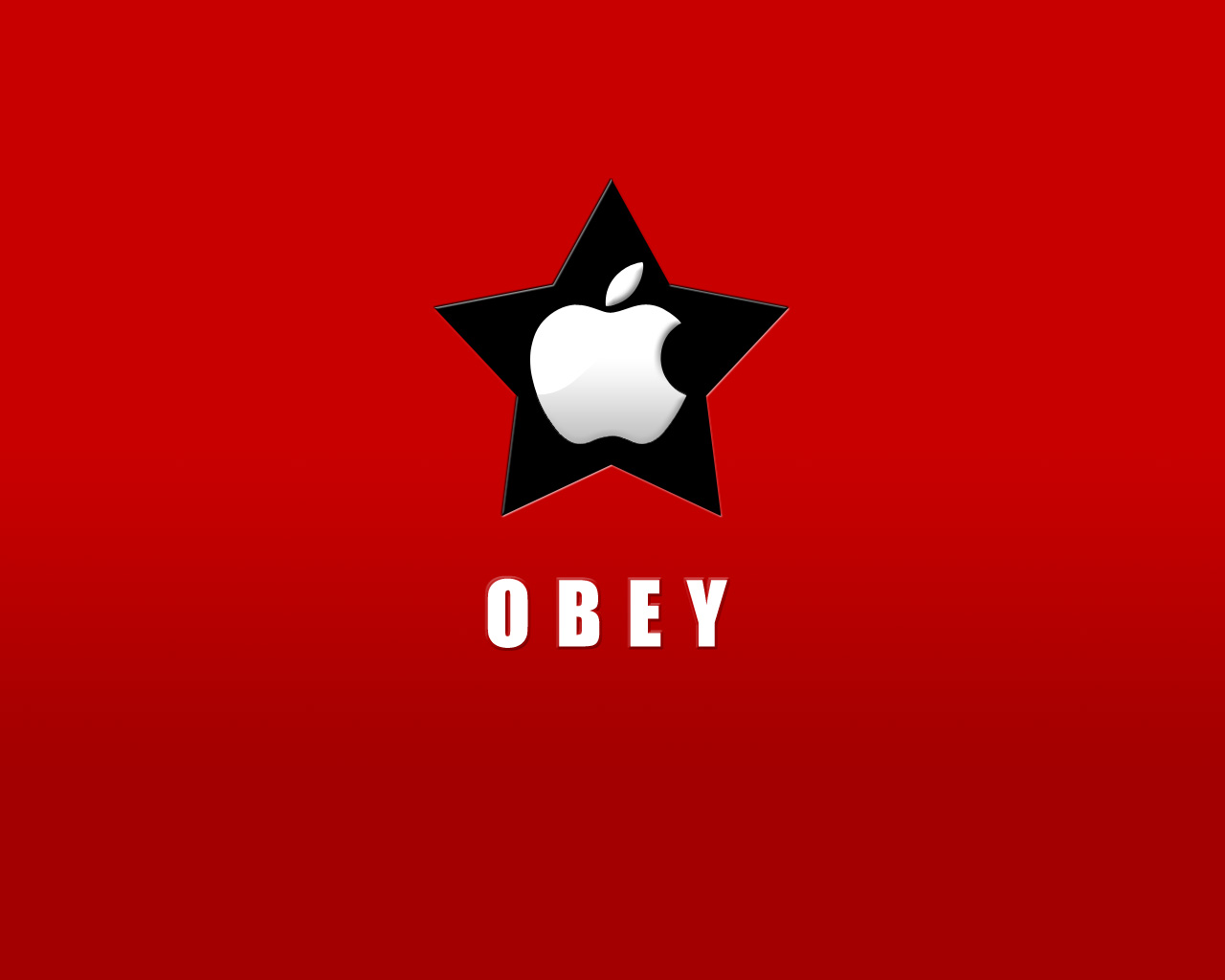 Obey Apple -red-