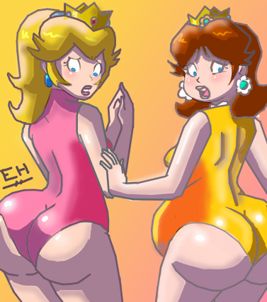 PRACTICE: Peach and Daisy with Bubblebuts