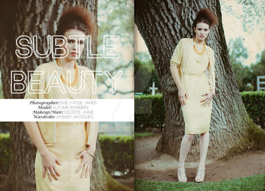 Subtle Beauty Fashion Editorial #1