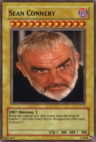 pix Yugioh Meme Cards Jesus sean connery yu gi oh card by michael j