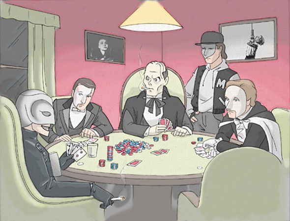 Phantoms Playing Poker