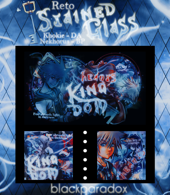 Stained Glass - Kingdom Hearts