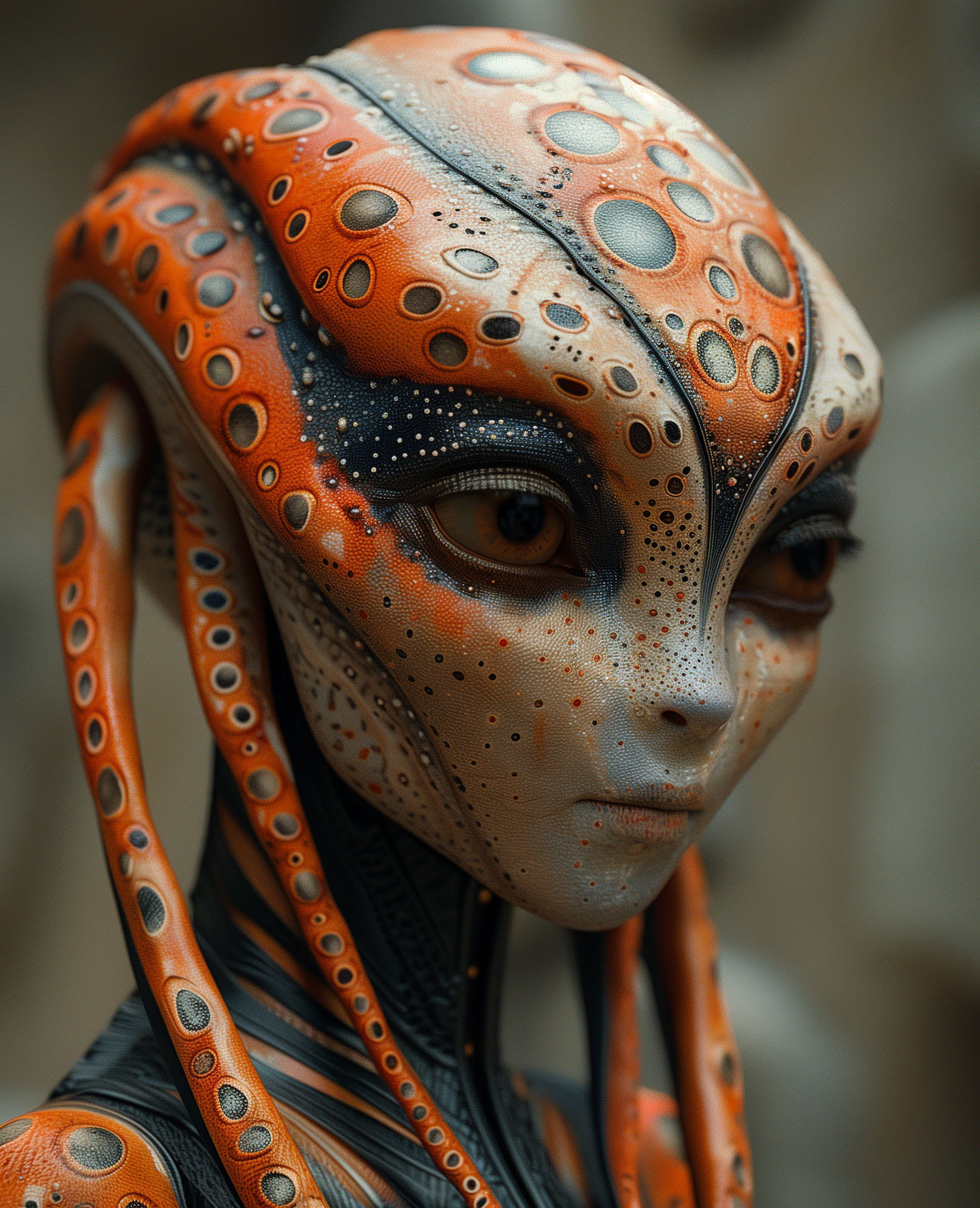Lady Alien by VilanelleNC on DeviantArt