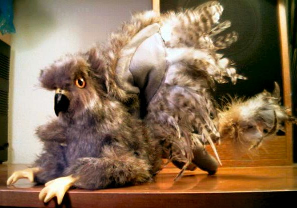 Plush Hawk Griffin-Left Side