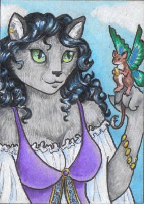 The Mouse Trainer ACEO