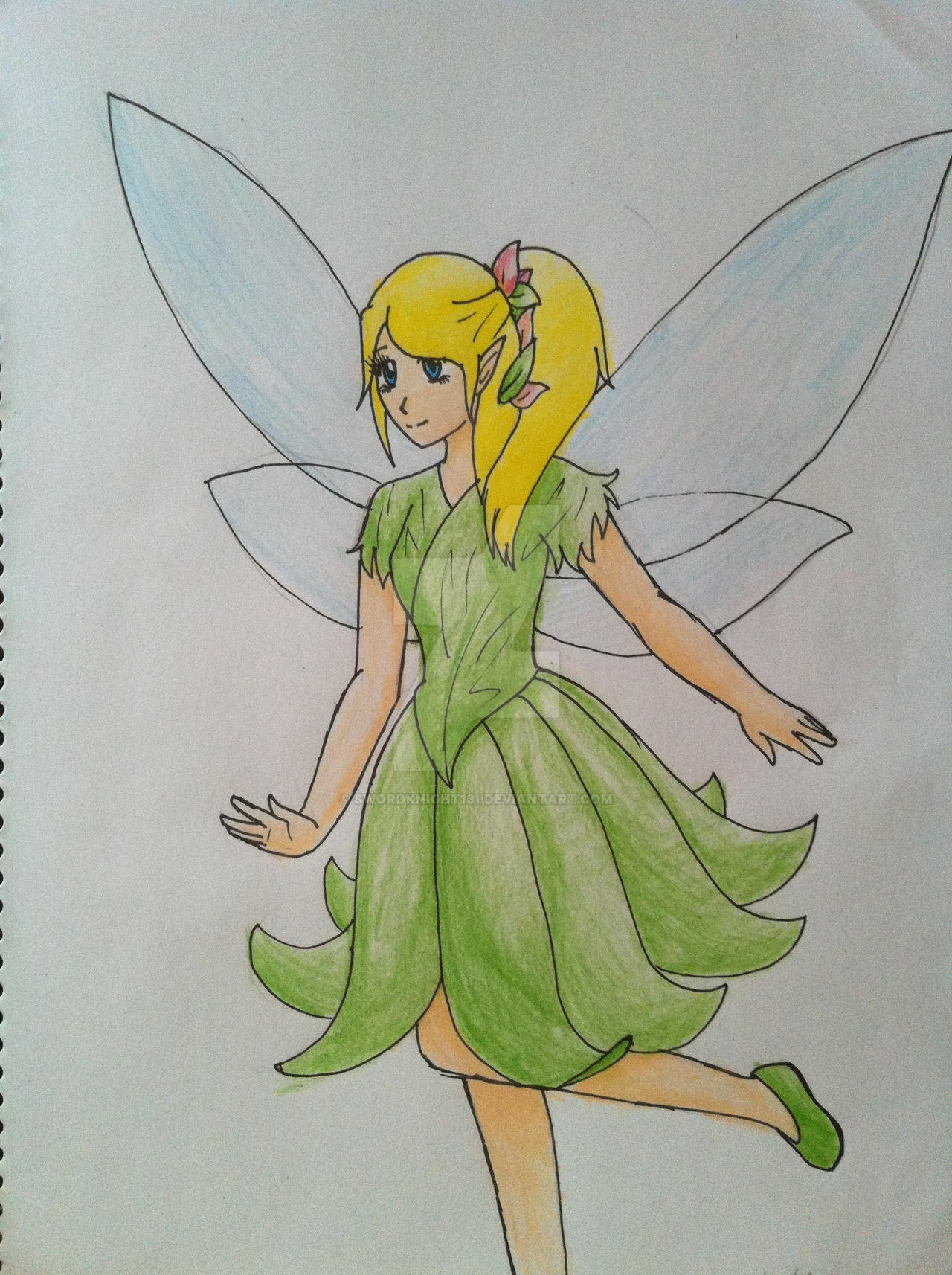 Fairy drawing for my friend