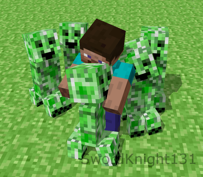 Hug Smp Minecraft Minecraft Cute Creeper Hug